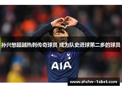 孙兴慜超越热刺传奇球员 成为队史进球第二多的球员